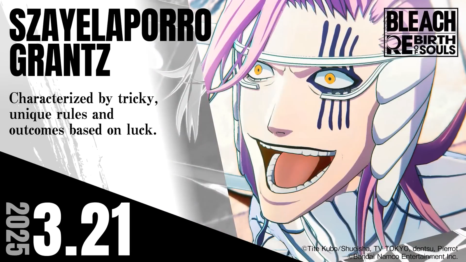 BLEACH Rebirth of Souls — Szayelaporro Grantz Character Trailer